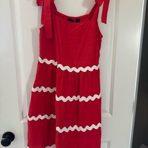 Zesica Small red sundress NWT